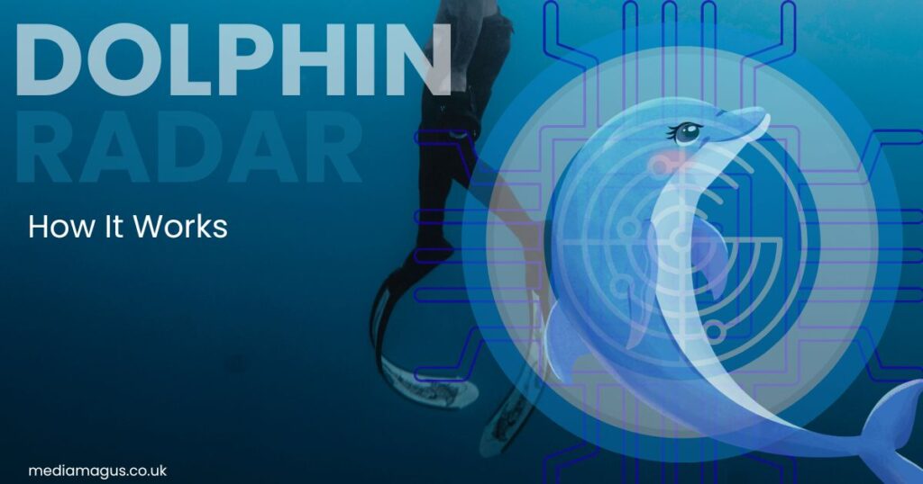 Dolphin Radar technology tracking dolphins with underwater radar interface.