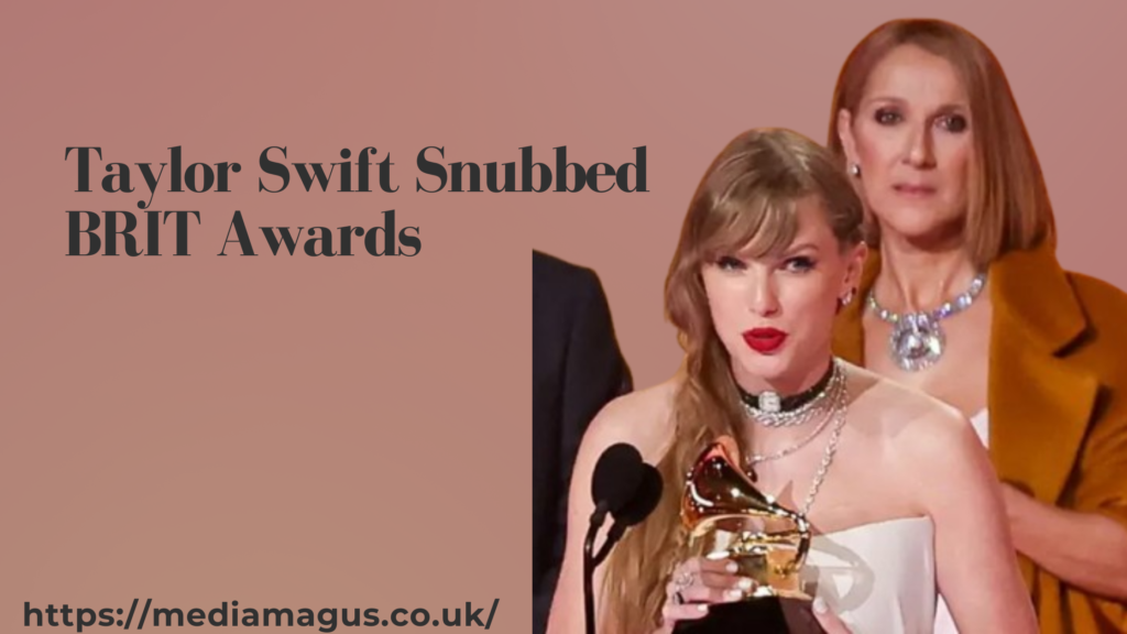 Taylor Swift at a major music awards ceremony during the Taylor Swift snubbed BRIT Awards controversy