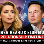 Amber Heard Elon Musk relationship timeline featuring Hollywood actress Amber