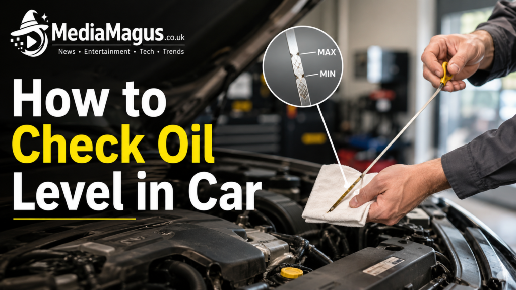 how to check oil level in car