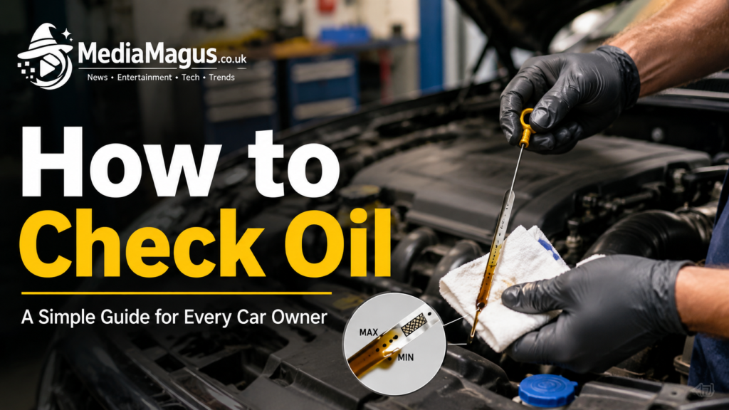 how to check oil