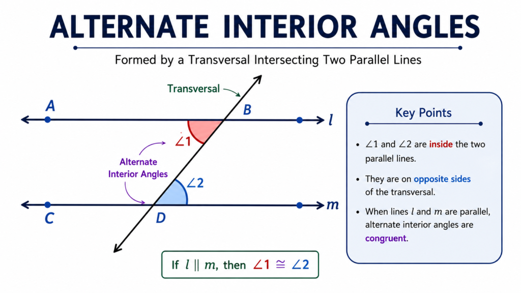 alternate interior angles