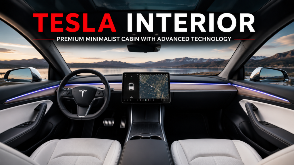 Tesla interior