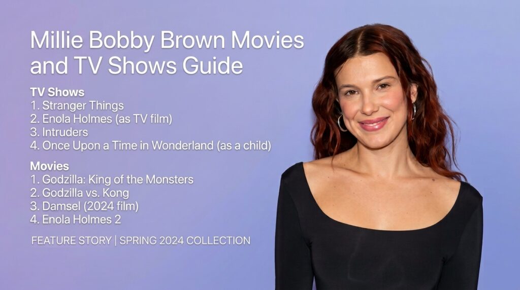 millie bobby brown movies and tv shows